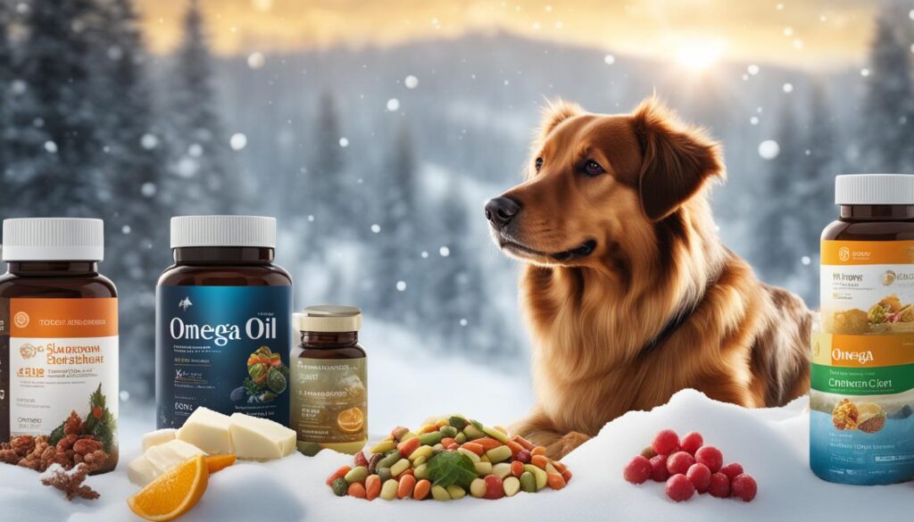 Nutritional supplements for dogs in winter