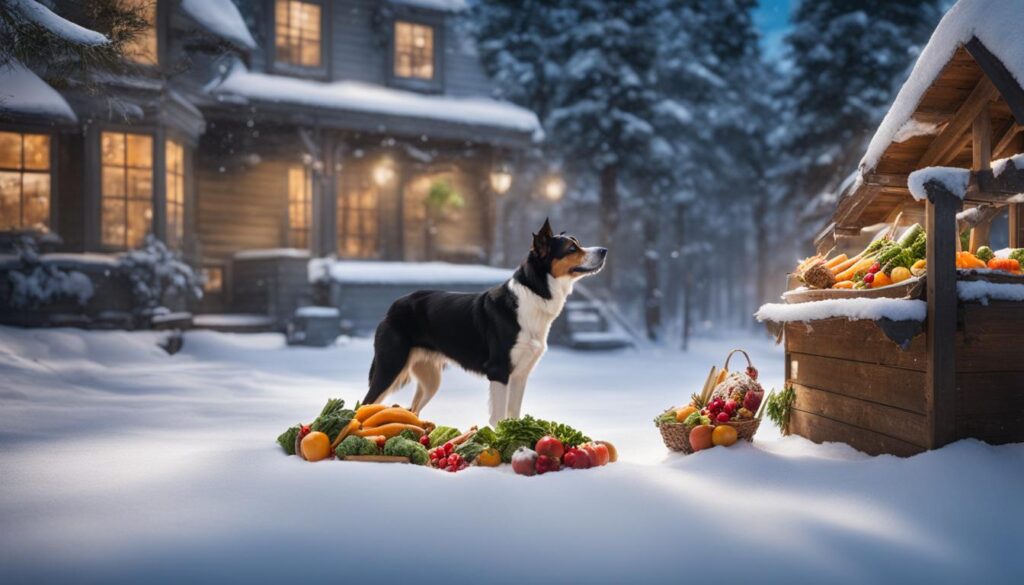 nutrition for dogs in winter