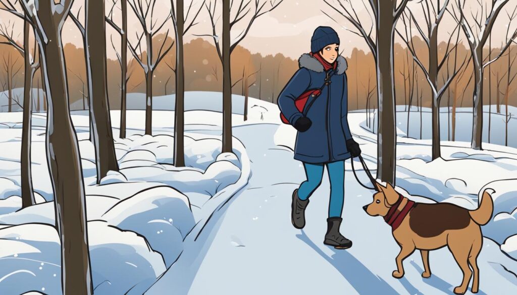 winter dog walking tips