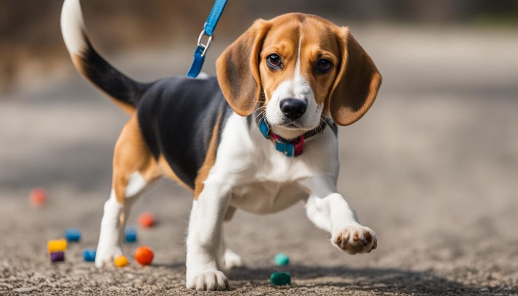 Beagle behavior training