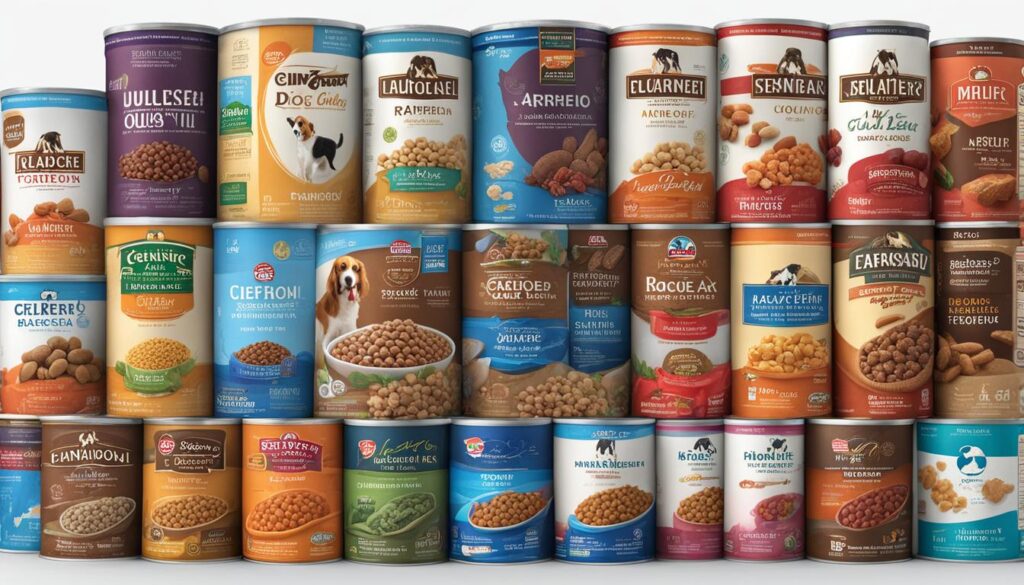 Dog food comparison