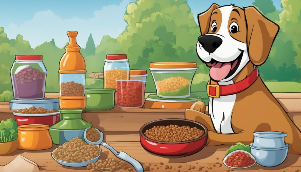 Dog food for shiny coat