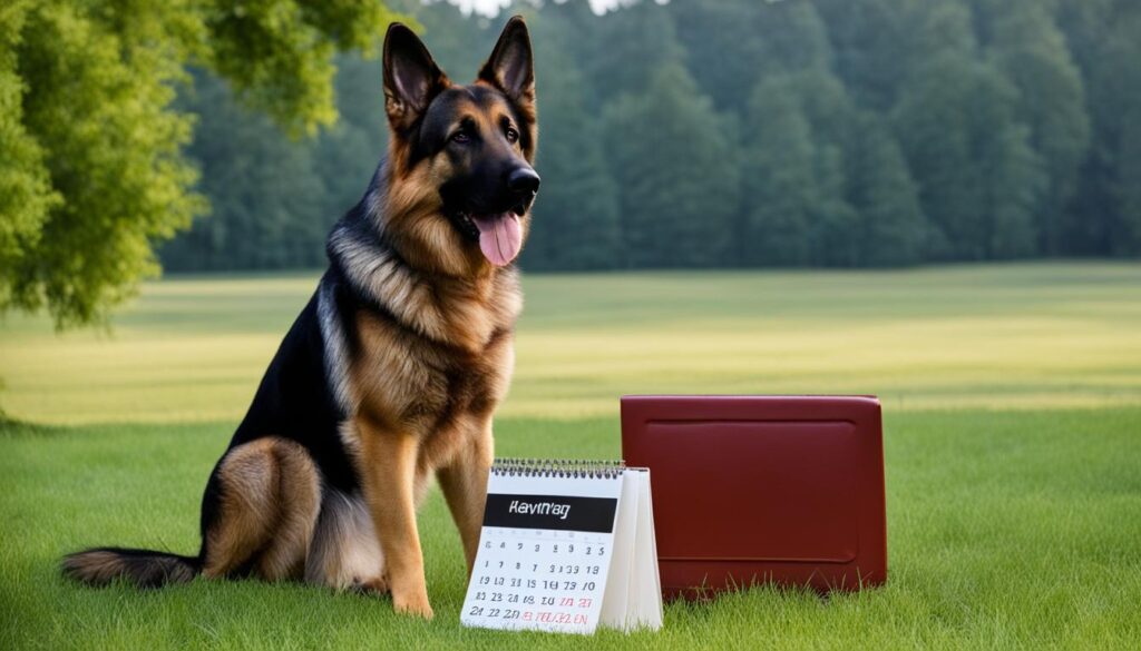 Duration of Heat in Female German Shepherds