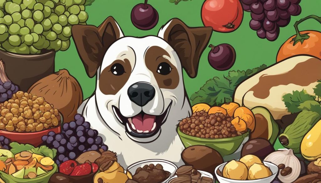 Foods toxic to dogs