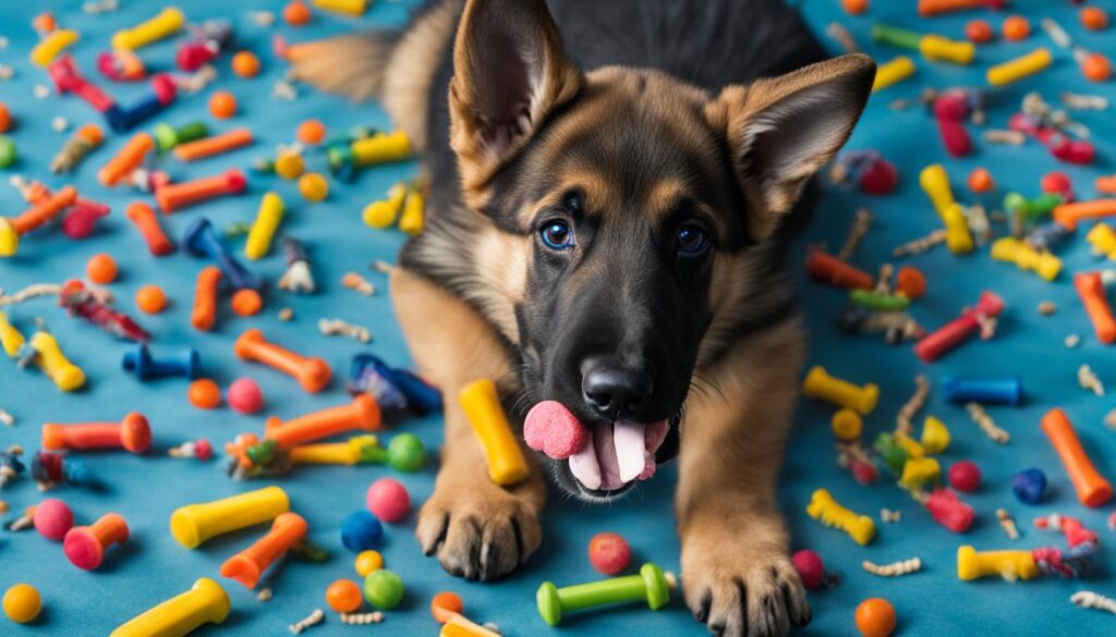 German Shepherd Puppy Teething