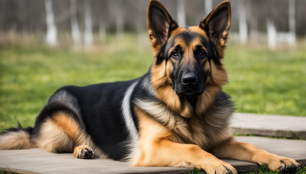 German Shepherd aging