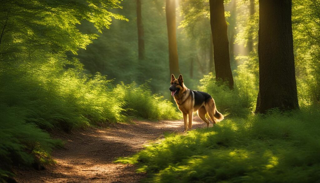 German Shepherd lifespan in nature