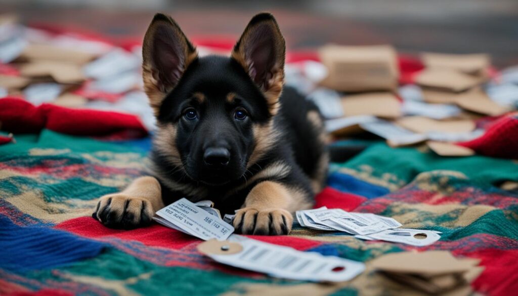 German Shepherd puppy cost