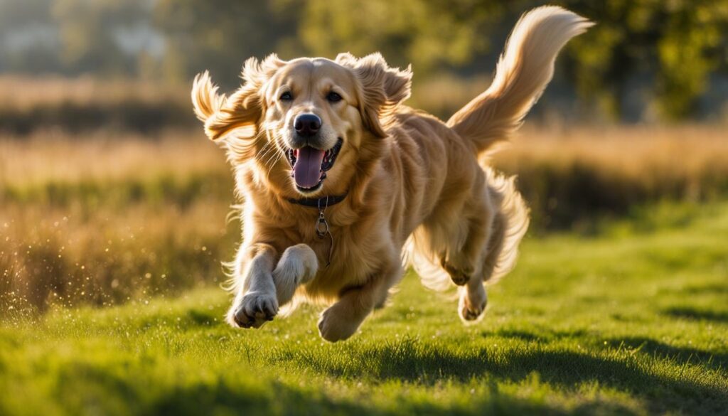 Golden Retriever Running