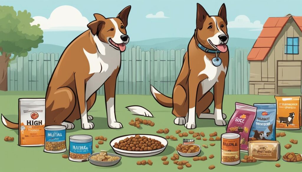 Impact of diet on dog behavior