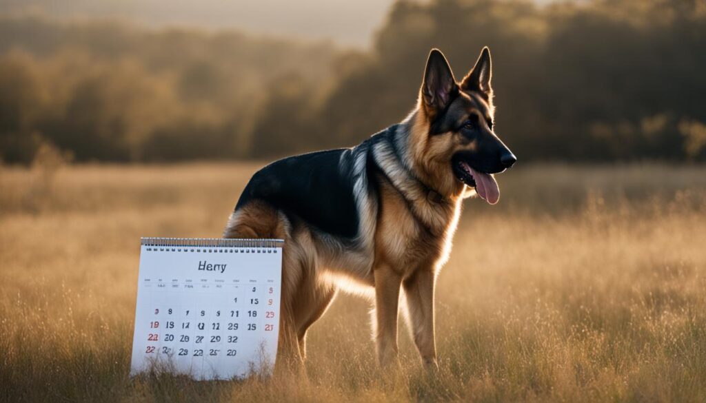 Length of Heat Cycle in German Shepherds