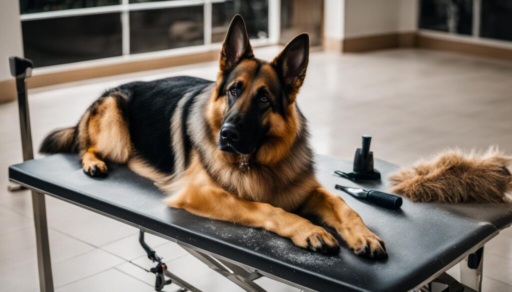 Managing German Shepherd shedding