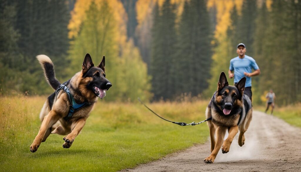 best exercise routine for German Shepherds