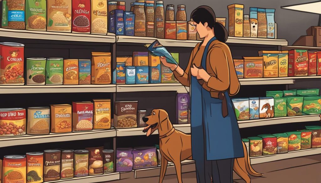 choosing dog food