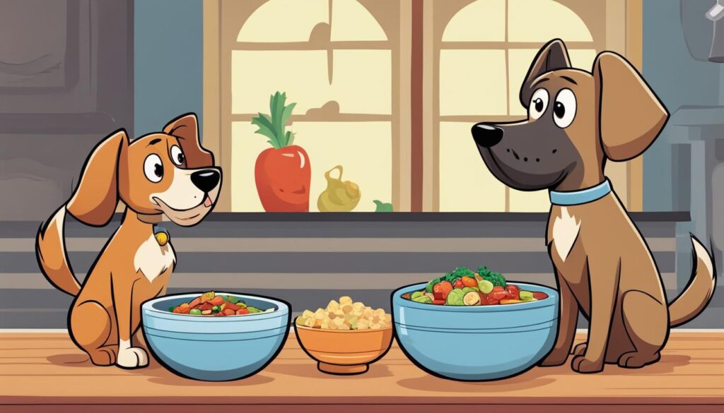 diet and dog behavior image