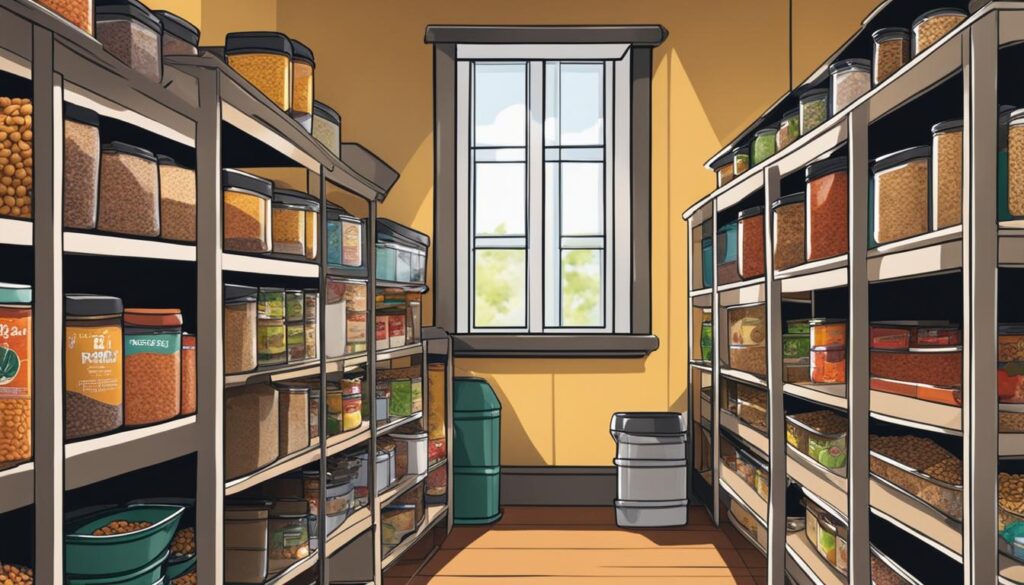 dog food storage