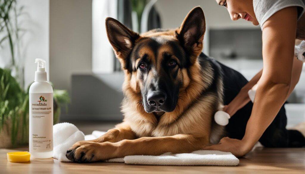 preventing ear infections in German Shepherds