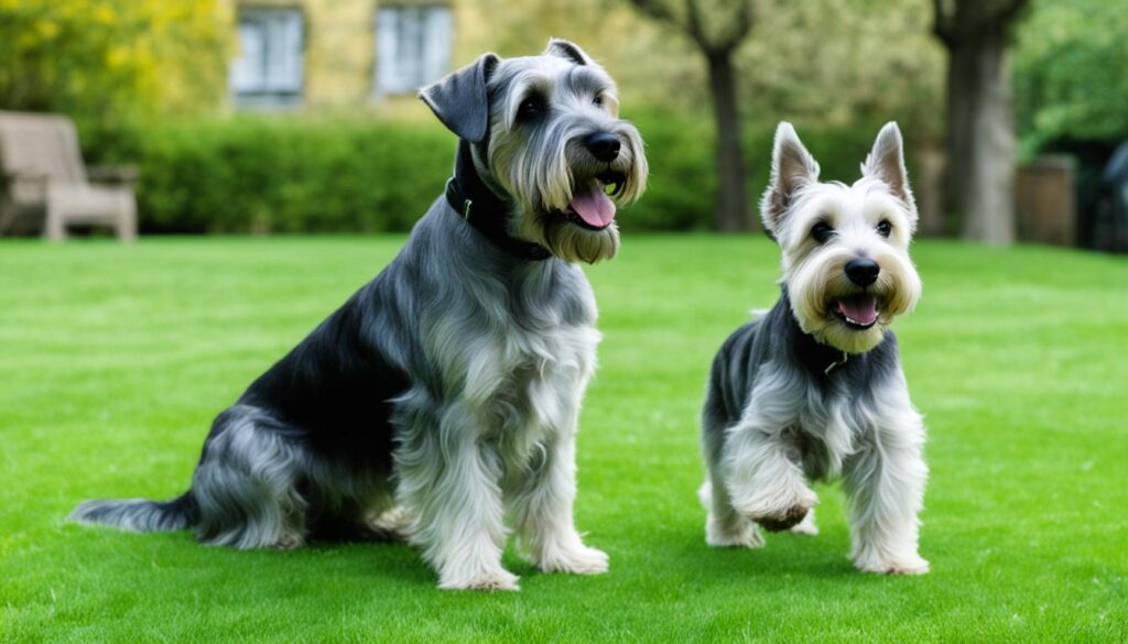 cesky terrier family dog